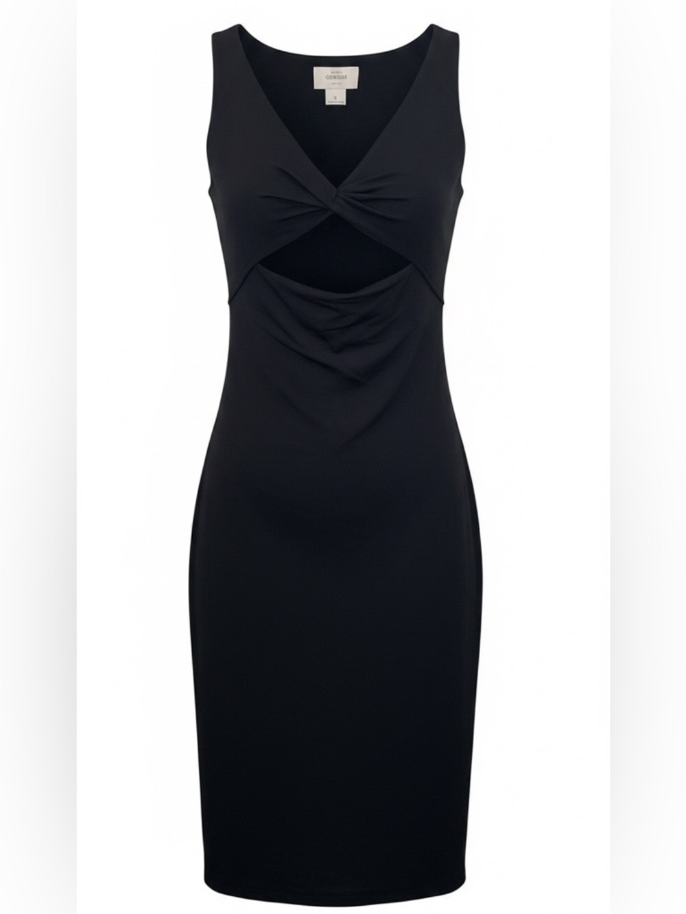 Aritzia Babaton Midi Contour Mantel Black Size S